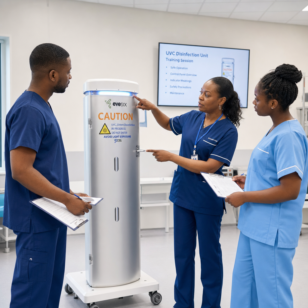 Operator certification training around an EVEsix unit